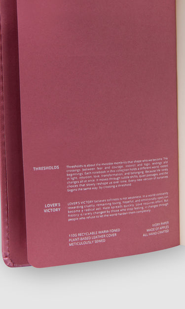 NOTEBOOK - LOVER'S VICTORY