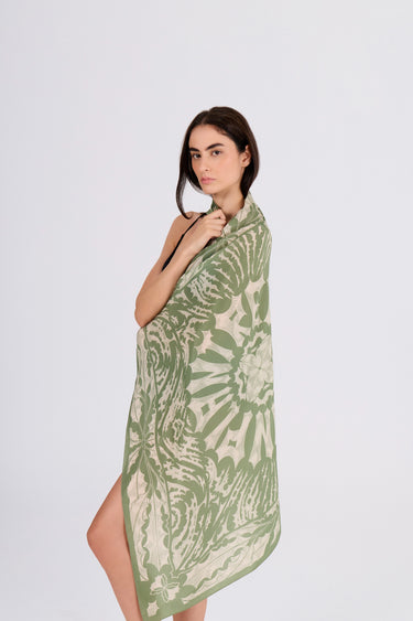 REVOLT JUNGLE SCARF - MEADOW