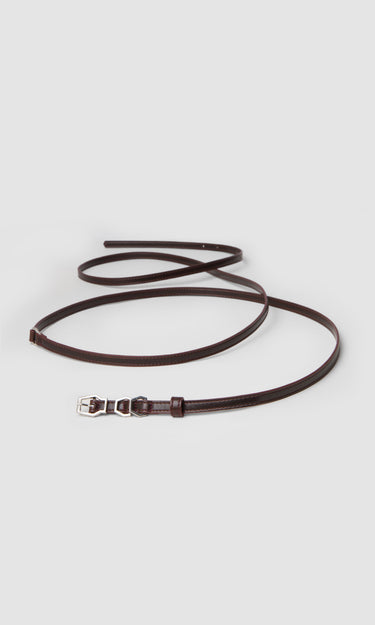 prev - Leather Belt - KAREL BELT MINI - SIENNA