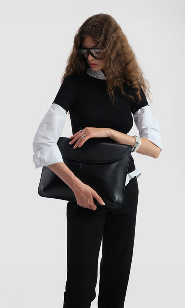 prev - Laptop Bag - LOYAUTÉ - BLACK LAPTOP BAG