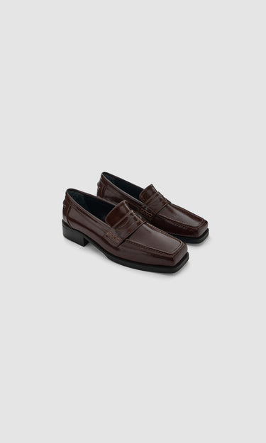 JOAN LOAFER - DEEP PLUM
