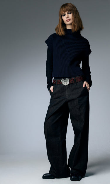 prev - Leather Belt - REGAN BELT - SIENNA