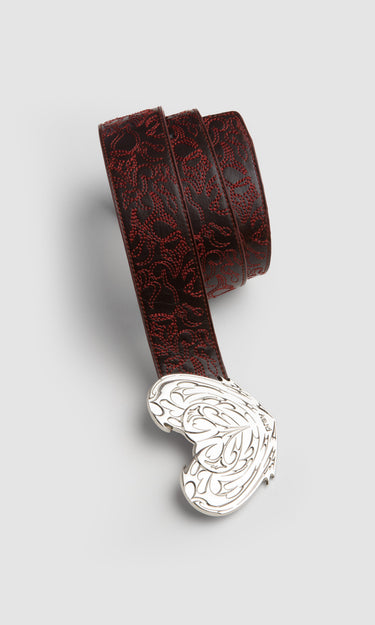 prev - Leather Belt - REGAN BELT - SIENNA