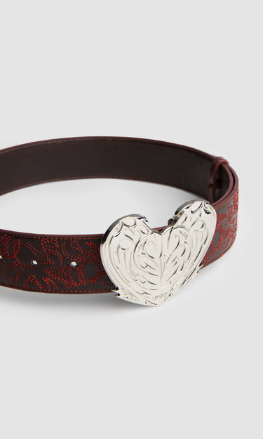 prev - Leather Belt - REGAN BELT - SIENNA