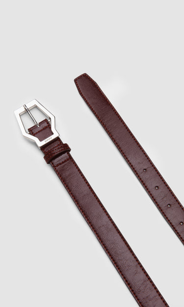 KAREL BELT MIDI - DEEP PLUM