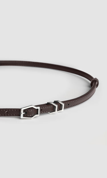 KAREL BELT MINI - BROWNIE
