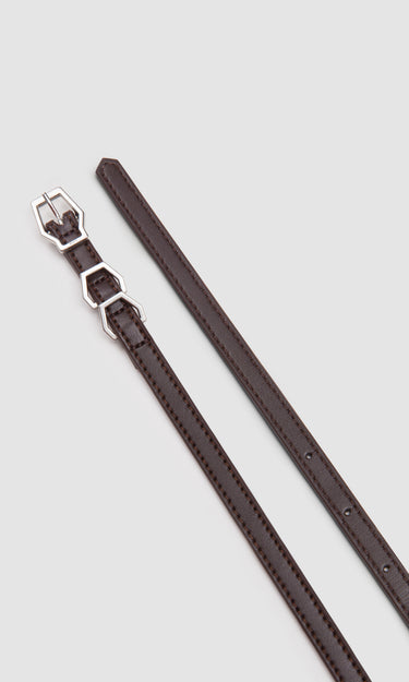 KAREL BELT MINI - BROWNIE