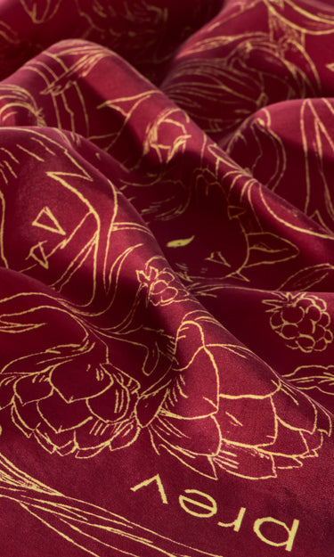 FORBIDDEN HARVEST BANDANA - CLARET