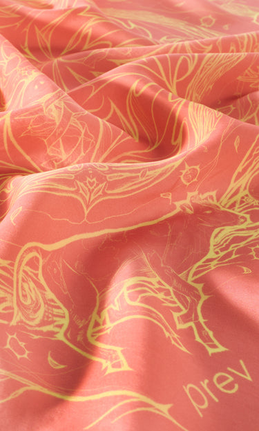 EARTHLINGS SCARF - PEONY