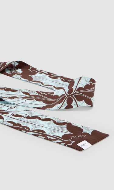 REVOLT JUNGLE TINY SCARF - MINT CHOCO