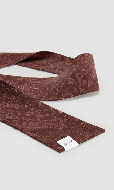 TENDER CHAOS TINY SCARF - BITTER