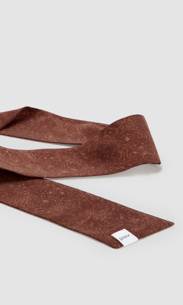 FORBIDDEN HARVEST TINY SCARF - TOFFEE
