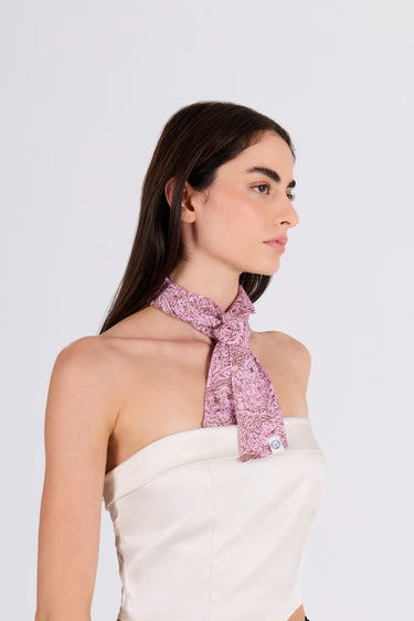 FORBIDDEN HARVEST TINY SCARF - WISTERIA