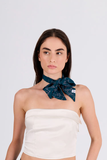 SELF-CARE TINY SCARF - CORAL