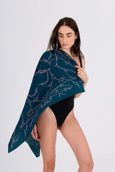 SELF-CARE SCARF - CORAL