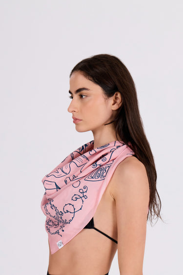 TENDER CHAOS SCARF - PINKIE
