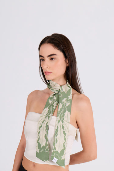 REVOLT JUNGLE TINY SCARF - MEADOW