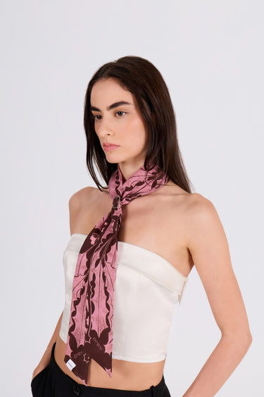 REVOLT JUNGLE TINY SCARF - SUNDAE