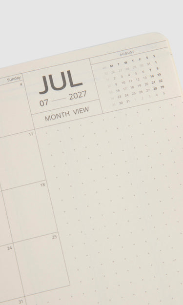 2027 WEEKLY VERTICAL A6 PLANNER - NOVA