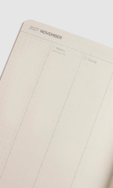 2027 WEEKLY VERTICAL A6 PLANNER - NOVA