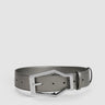 prev - Leather Belt - KAREL BELT MAXI - CHROME