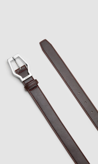 prev - Leather Belt - KAREL BELT MIDI - SIENNA