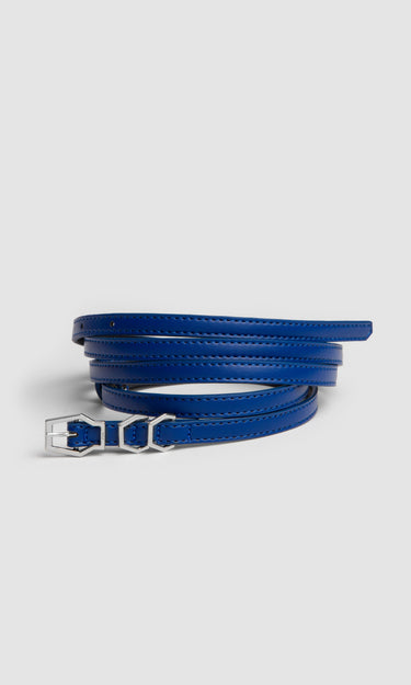 prev - Leather Belt - KAREL BELT MINI - ELECTRIC