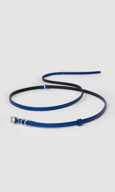 prev - Leather Belt - KAREL BELT MINI - ELECTRIC