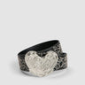 prev - Leather Belt - REGAN BELT - BLACK