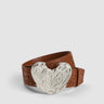 prev - Leather Belt - REGAN BELT - CHESTNUT
