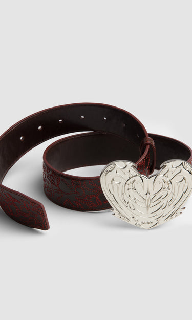 prev - Leather Belt - REGAN BELT - SIENNA