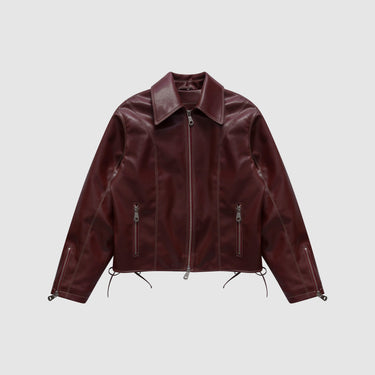 prev - Leather Jacket - ROBIN - BORDEAUX