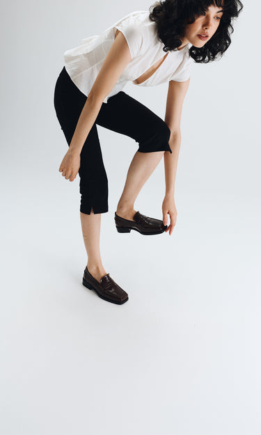 JOAN LOAFER - DEEP PLUM