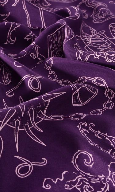 TENDER CHAOS SCARF - WISTERIA